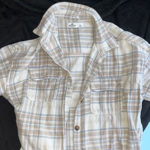 Hollister boyfriend fit Flannel size large
